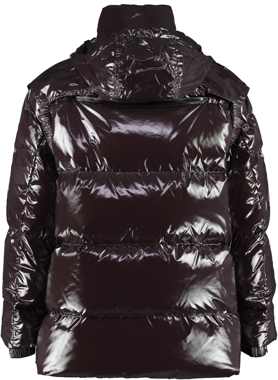 Bottega Veneta Glossy nylon down jacket Bruin