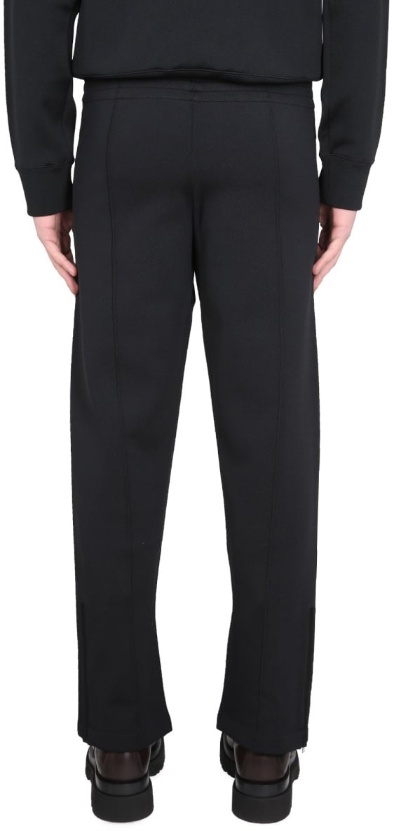 Bottega Veneta Technical Fabric Trousers with Elastic Waistband Zwart