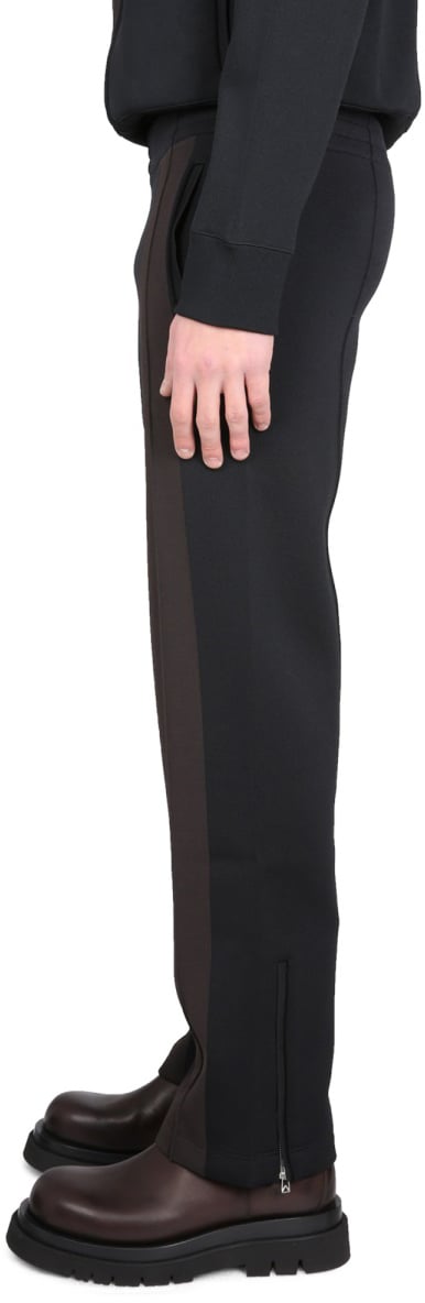 Bottega Veneta Technical Fabric Trousers with Elastic Waistband Zwart