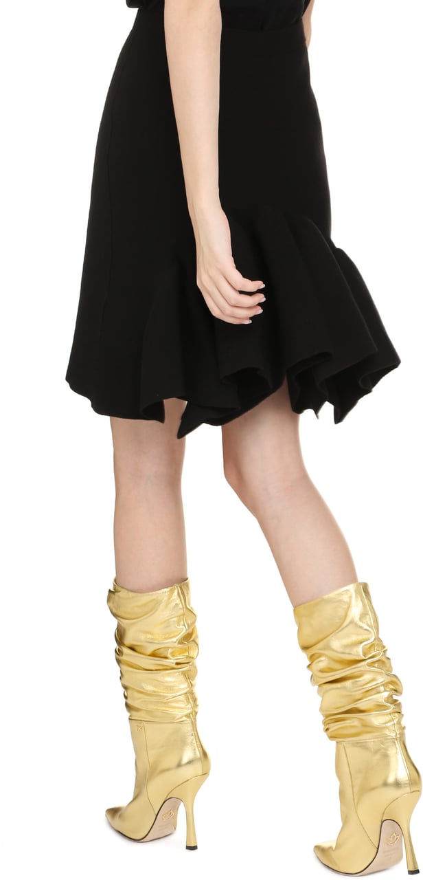 Bottega Veneta Knitted mini skirt Zwart