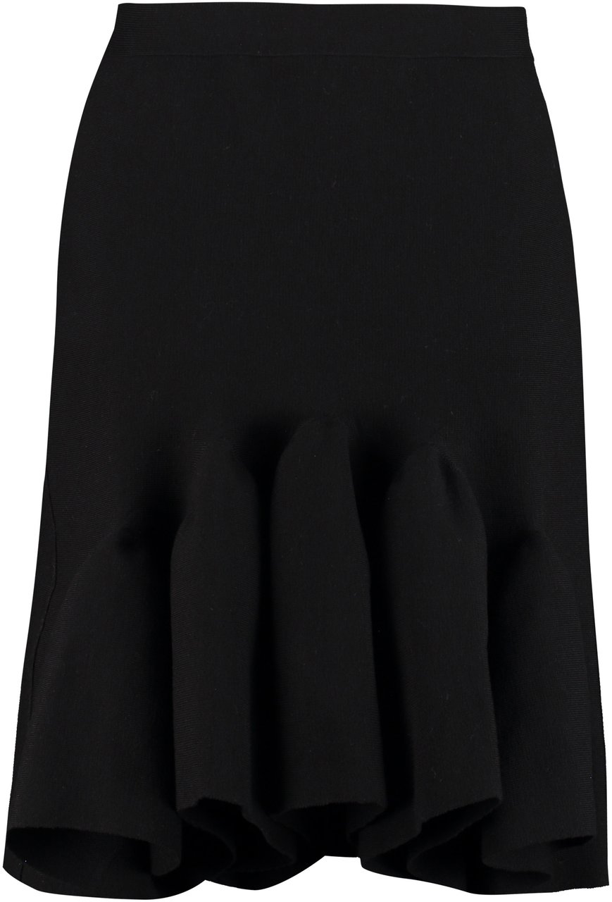 Bottega Veneta Knitted mini skirt Zwart