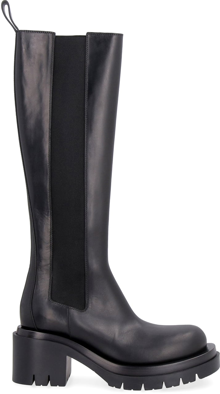 Bottega Veneta Lug leather boots Zwart
