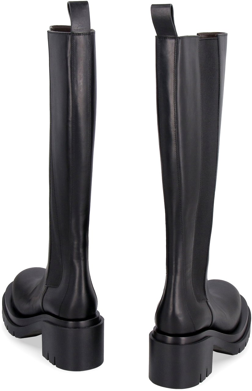 Bottega Veneta Lug leather boots Zwart