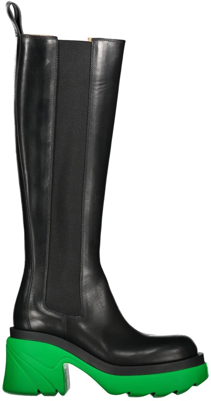 Bottega Veneta Flash leather boots Zwart