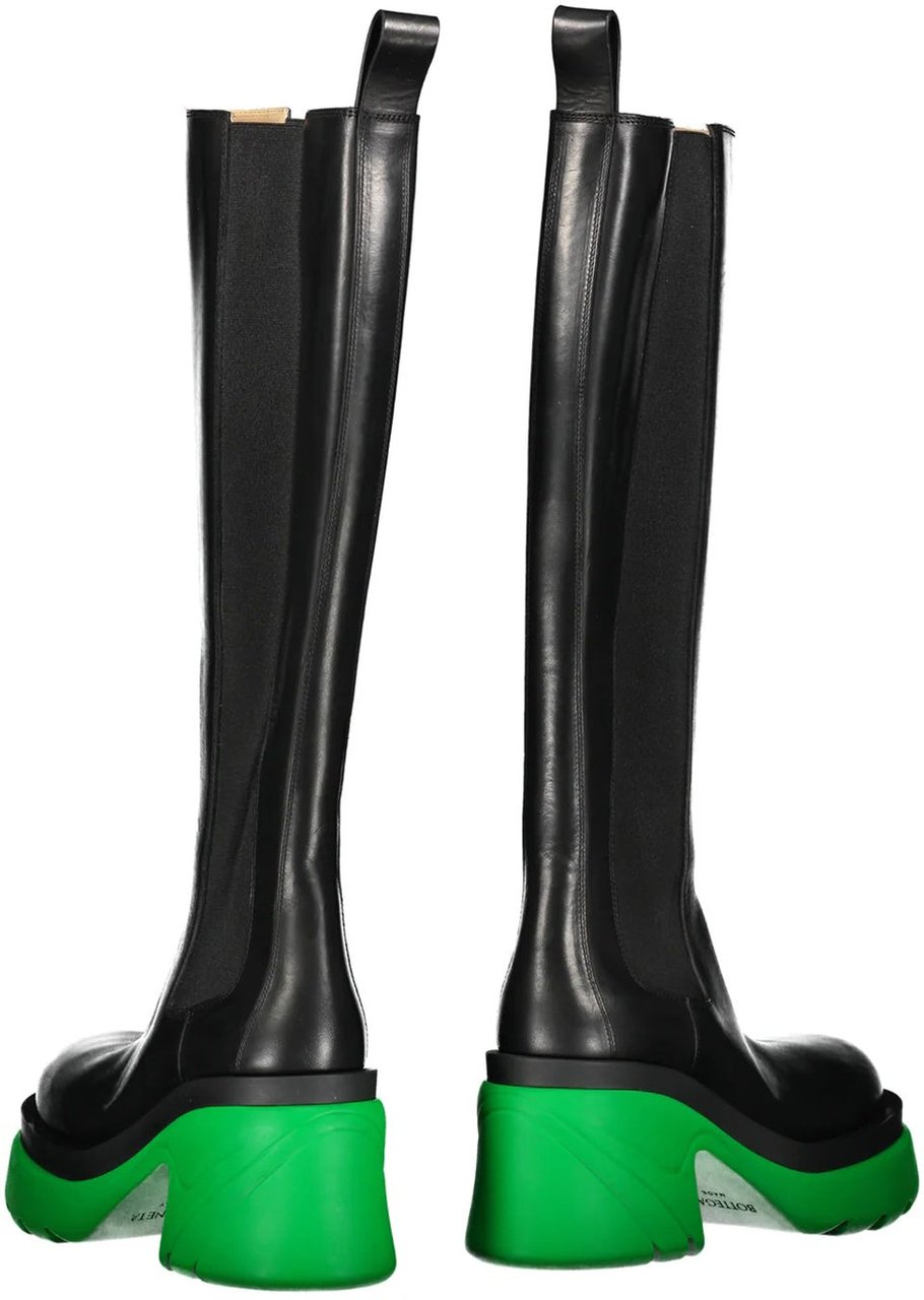 Bottega Veneta Flash leather boots Zwart