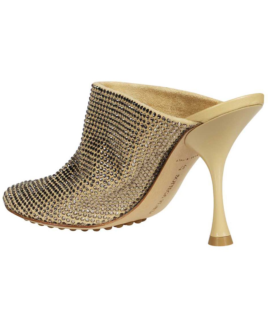 Bottega Veneta Sparkle Dot Sock mules Beige