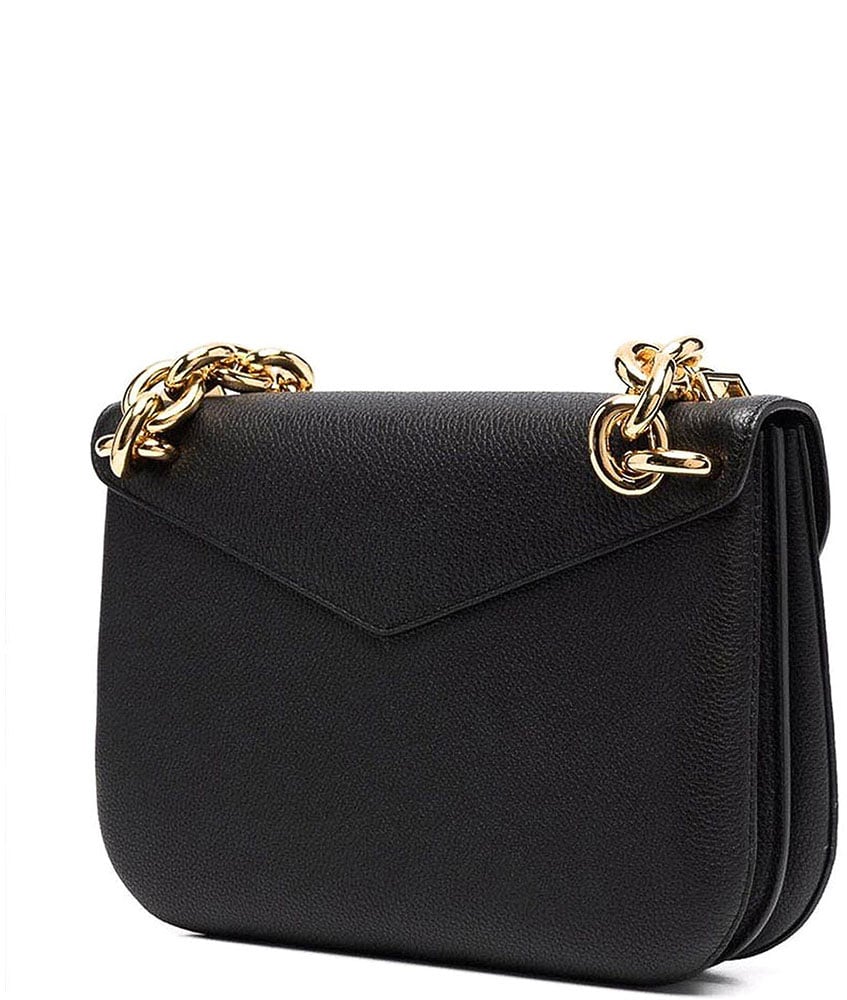 Bottega Veneta Mount Chain Shoulder Bag Zwart