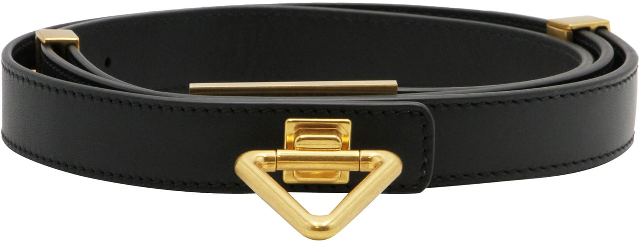Bottega Veneta Point Lock belt Zwart