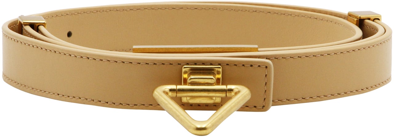 Bottega Veneta Point Lock belt Goud