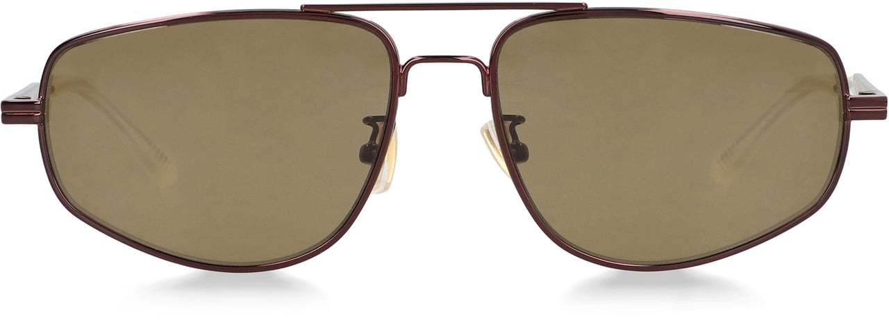 Bottega Veneta Pilot sunglasses Bruin