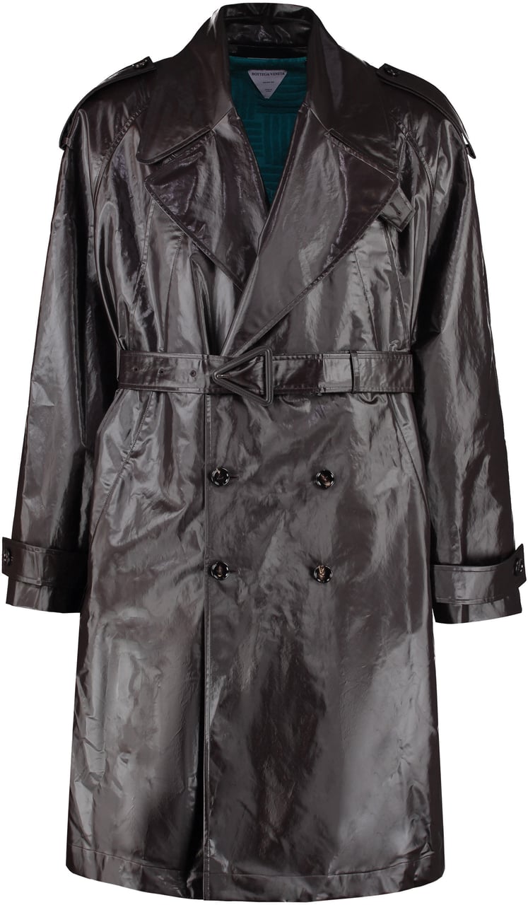 Bottega Veneta Double-breasted trench coat Bruin