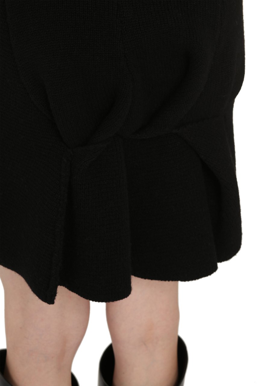 Bottega Veneta Knitted mini skirt Zwart
