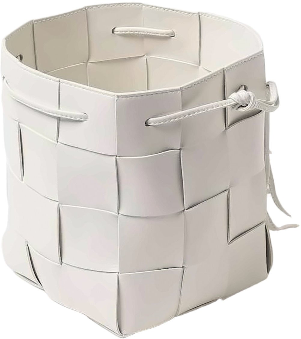 Bottega Veneta Woven Leather Shoulder Bag Wit