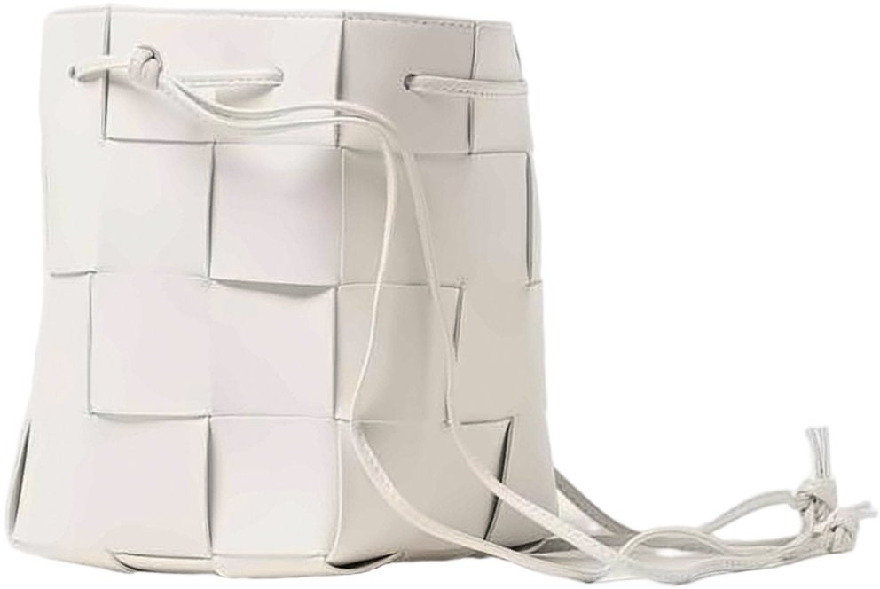 Bottega Veneta Woven Leather Shoulder Bag Wit