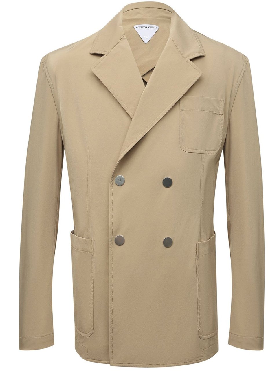 Bottega Veneta Bottega Veneta Double-Breasted Blazer Beige