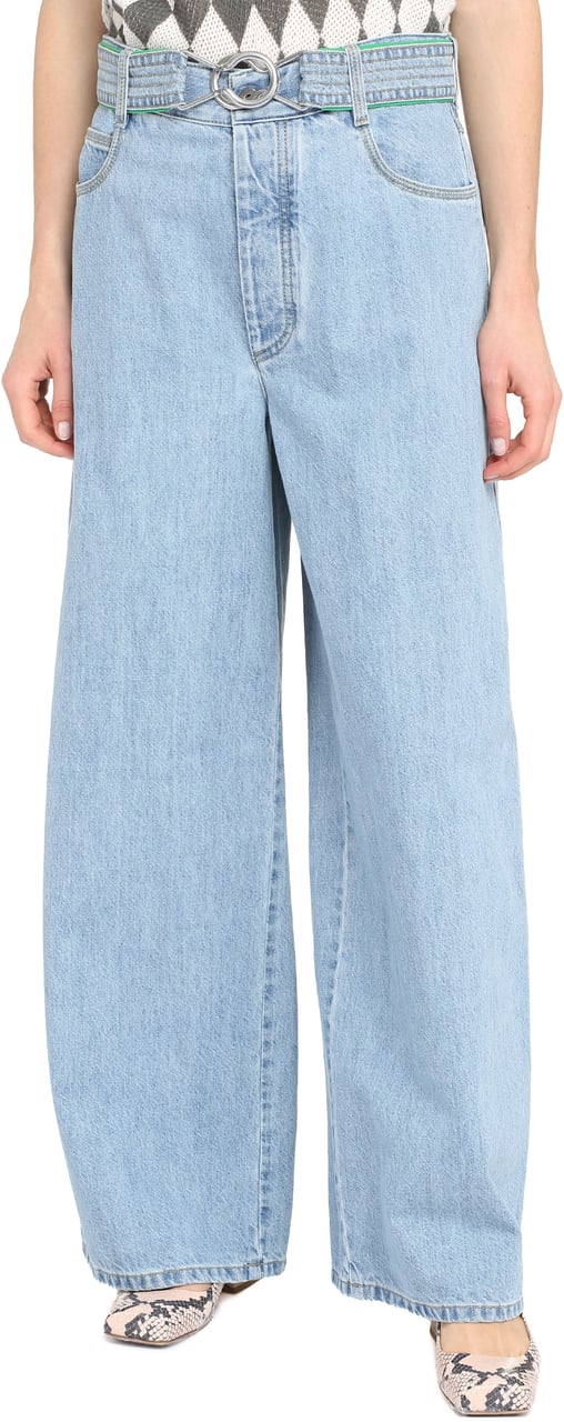 Bottega Veneta Wide-leg jeans Blauw