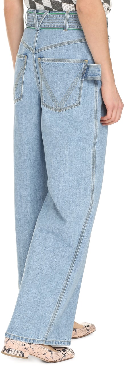 Bottega Veneta Wide-leg jeans Blauw