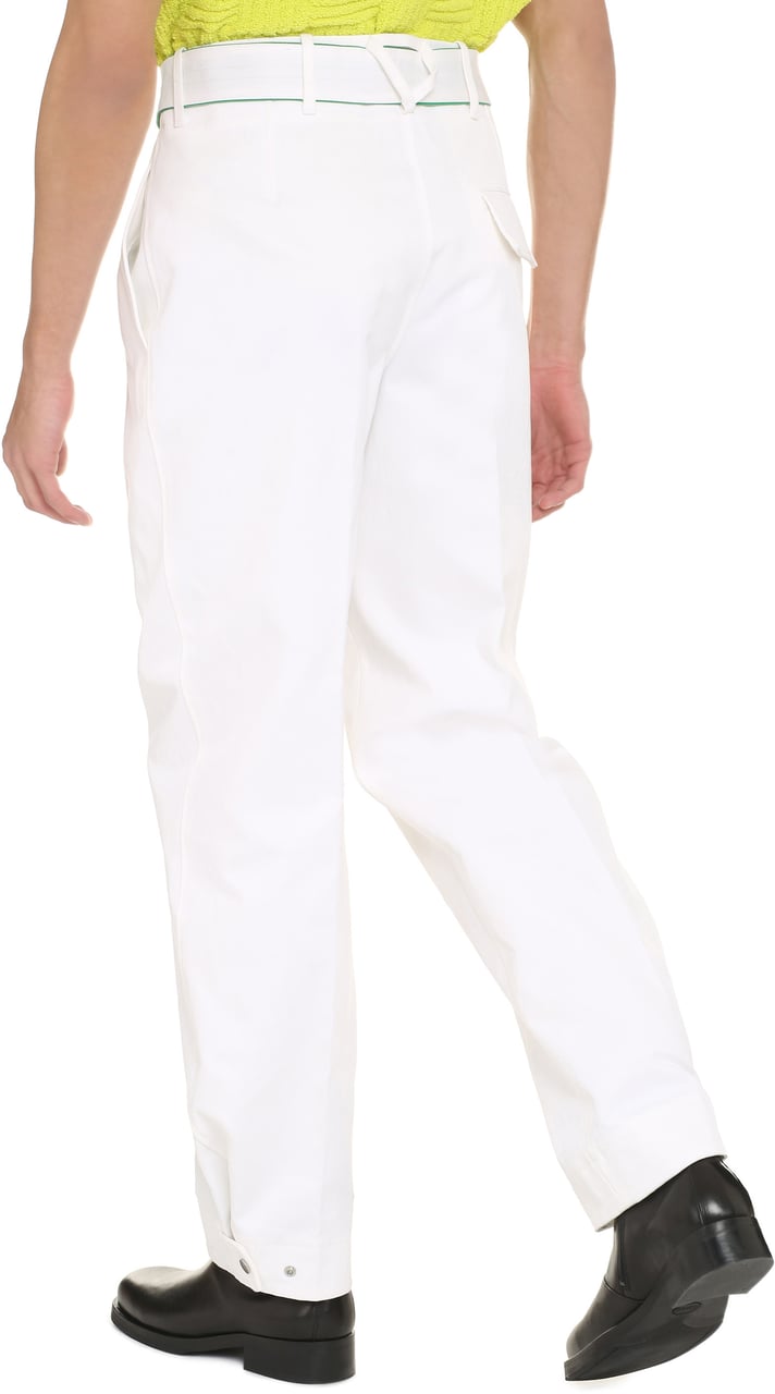 Bottega Veneta Cotton trousers Wit