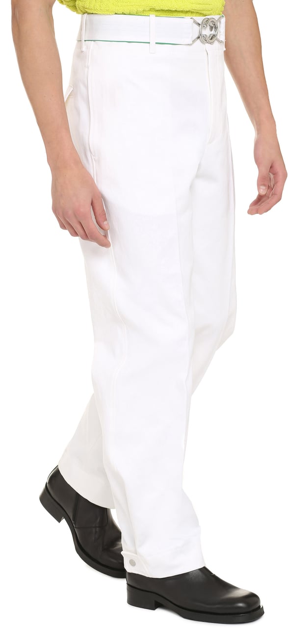 Bottega Veneta Cotton trousers Wit