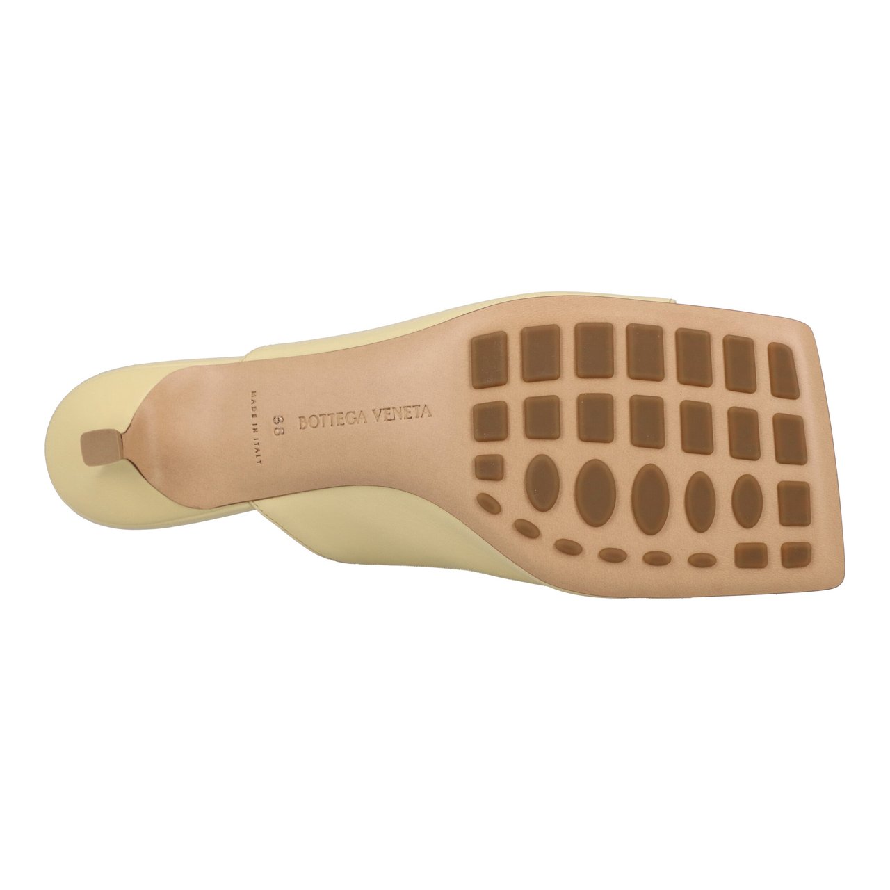 Bottega Veneta Stretch Mule Yellow Neutraal
