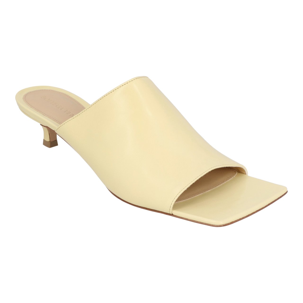 Bottega Veneta Stretch Mule Yellow Neutraal