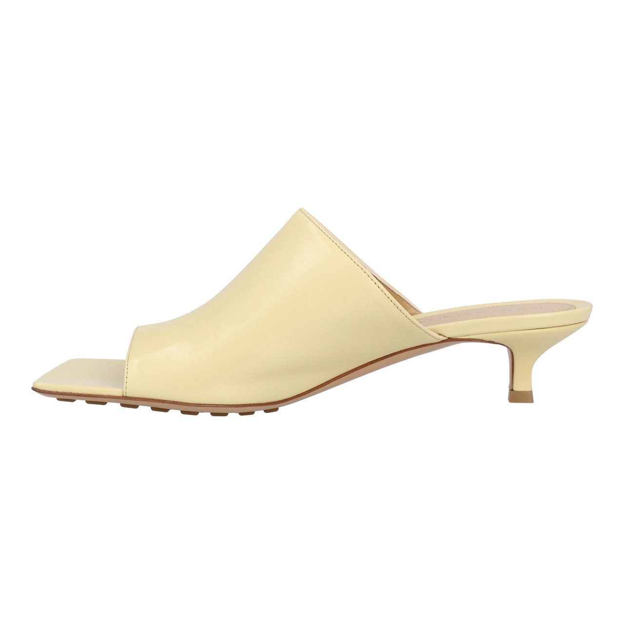 Bottega Veneta Stretch Mule Yellow Neutraal