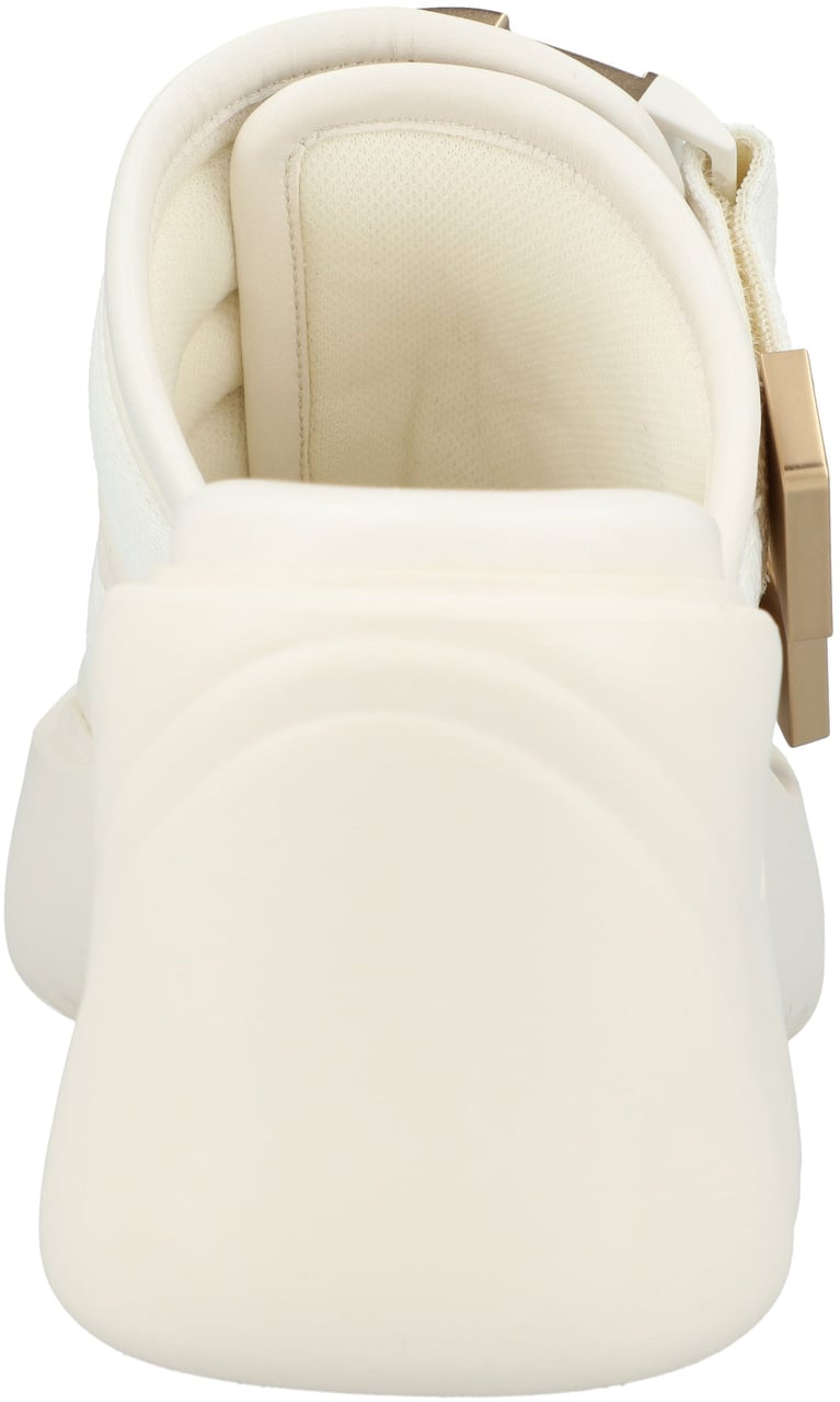 Bottega Veneta Flash Mule White Neutraal