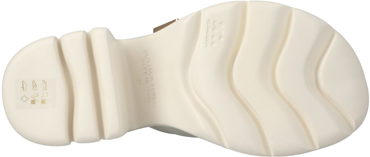 Bottega Veneta Flash Mule White Neutraal