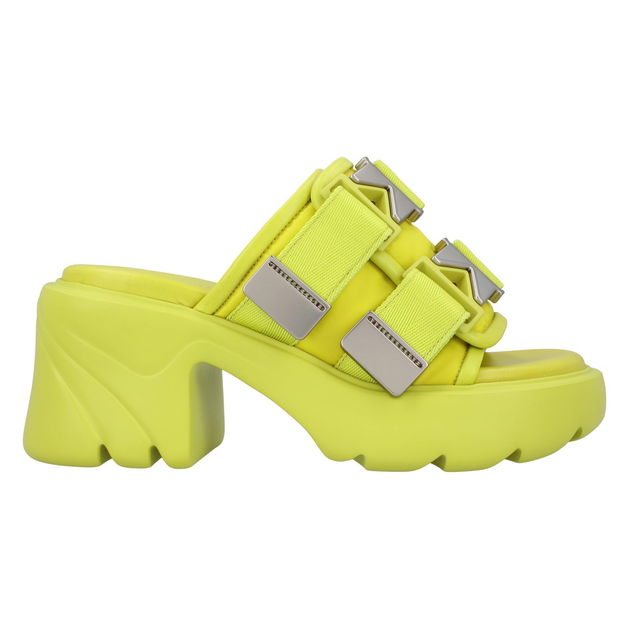 Bottega Veneta Flash Mule Yellow Geel