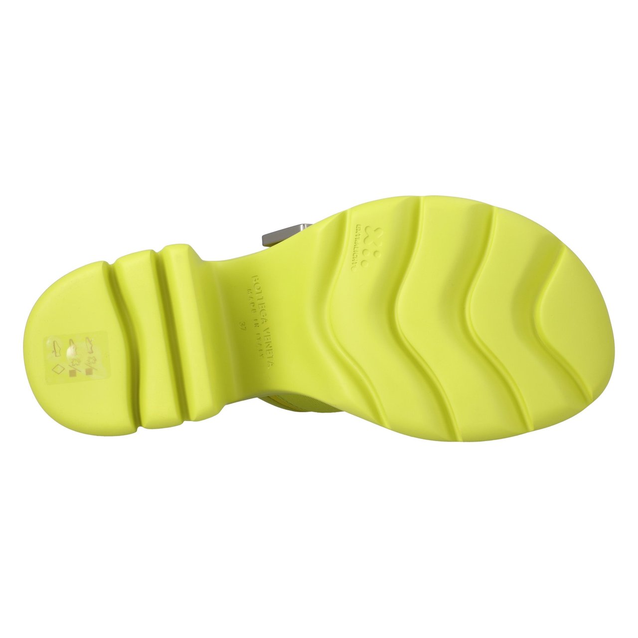 Bottega Veneta Flash Mule Yellow Geel