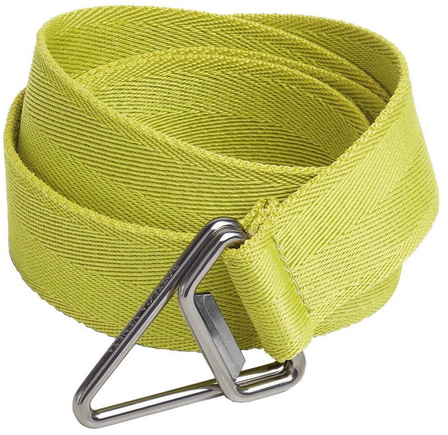 Bottega Veneta Triangle Logo Nastro Belt Groen