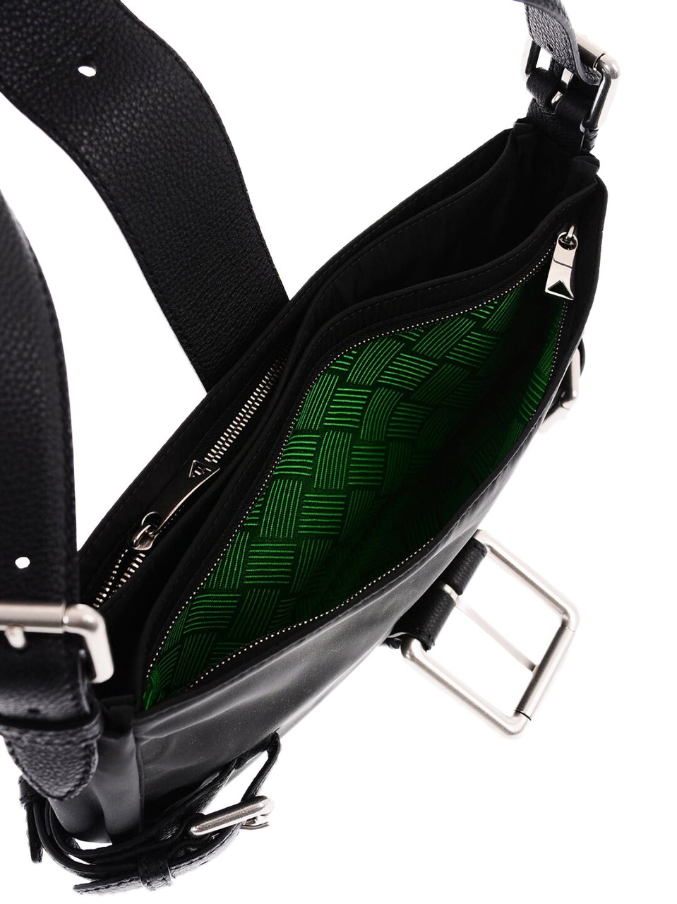 Bottega Veneta Buckle Misc Medium Shoulder Bag Zwart