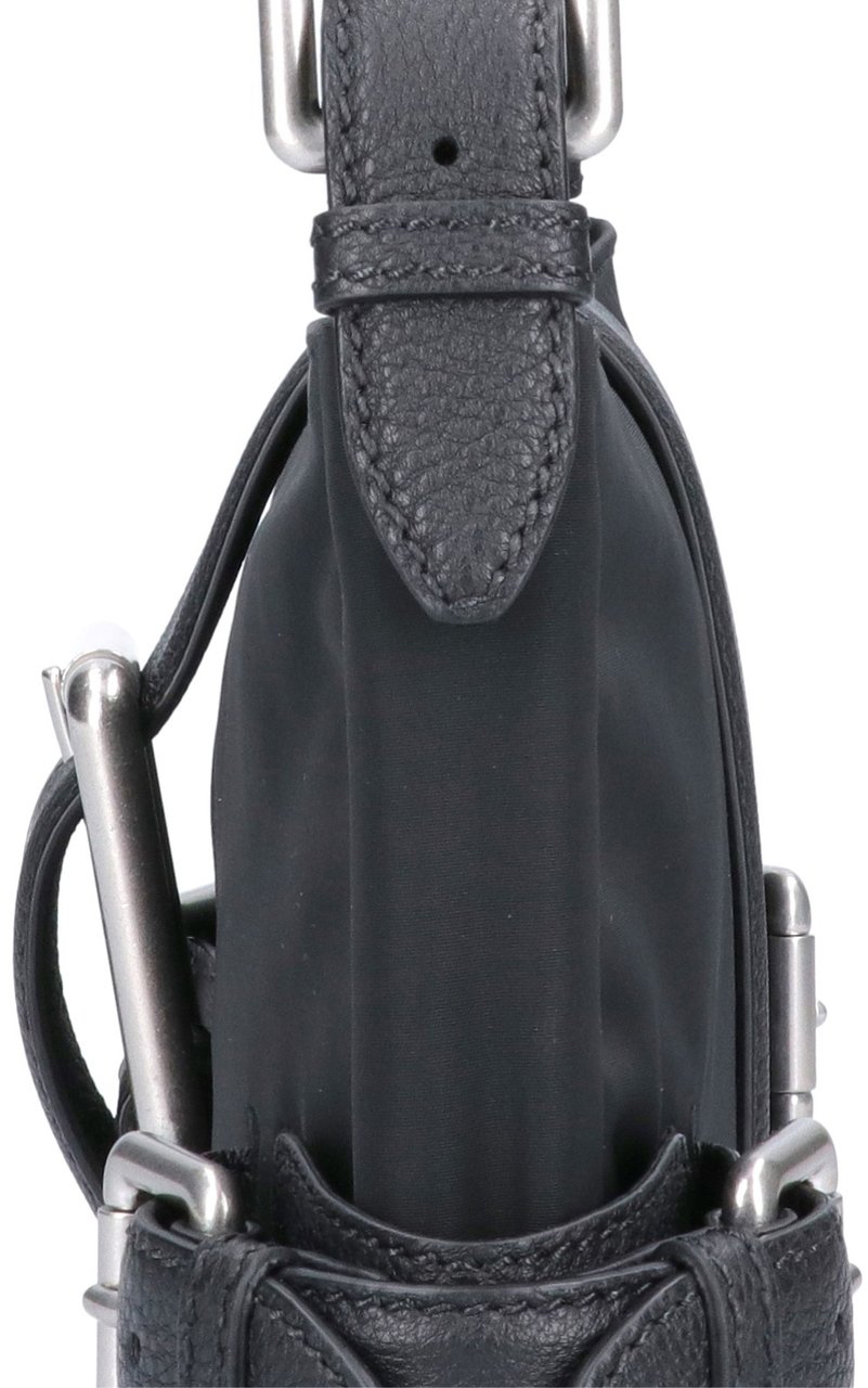 Bottega Veneta Buckle Misc Medium Shoulder Bag Zwart