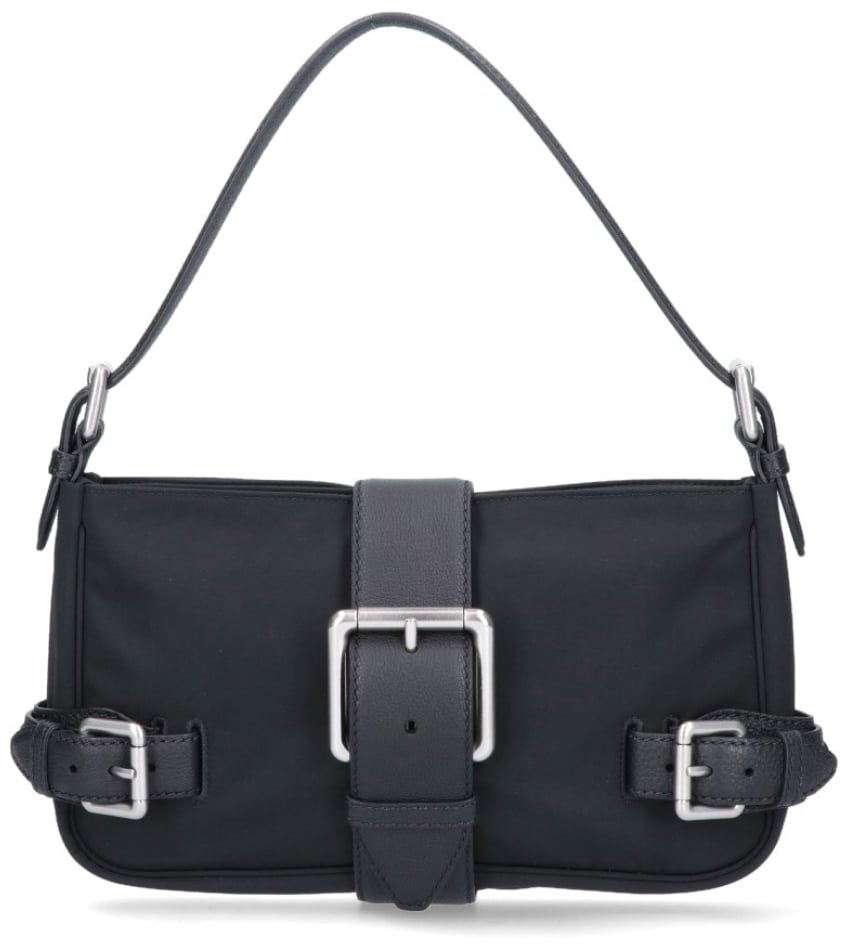 Bottega Veneta Buckle Misc Medium Shoulder Bag Zwart