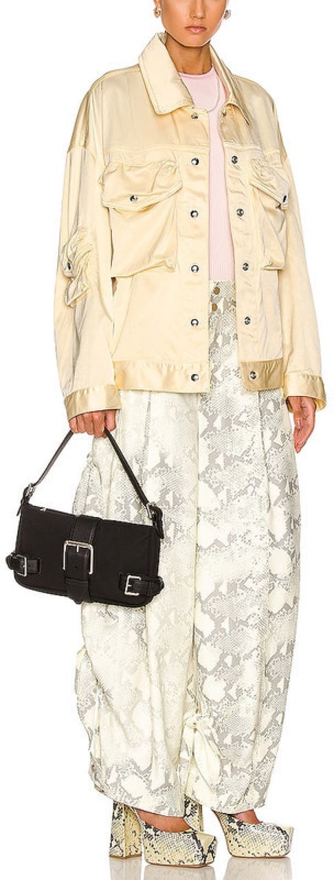 Bottega Veneta Buckle Misc Medium Shoulder Bag Zwart