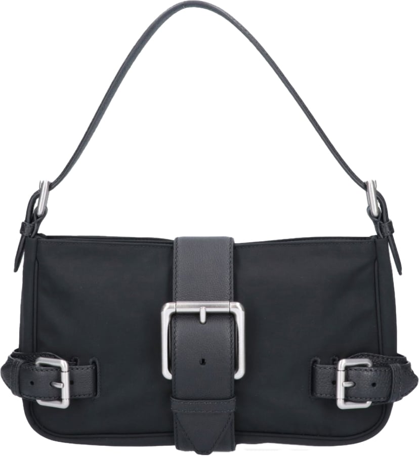 Bottega Veneta Buckle Misc Medium Shoulder Bag Zwart