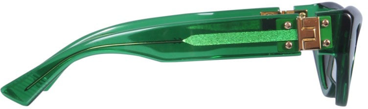 Bottega Veneta Cat-Eye Sunglasses with Bold Acetate Frame Zwart