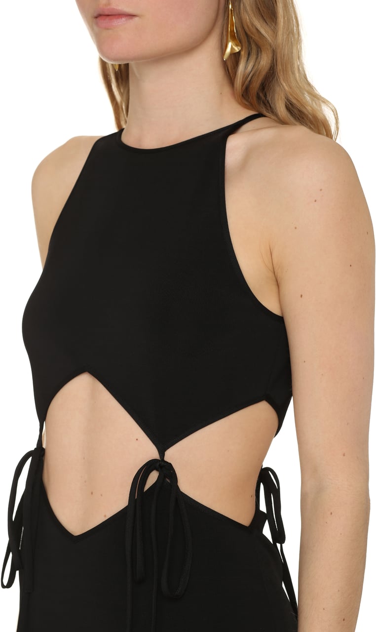 Bottega Veneta Jersey dress Zwart