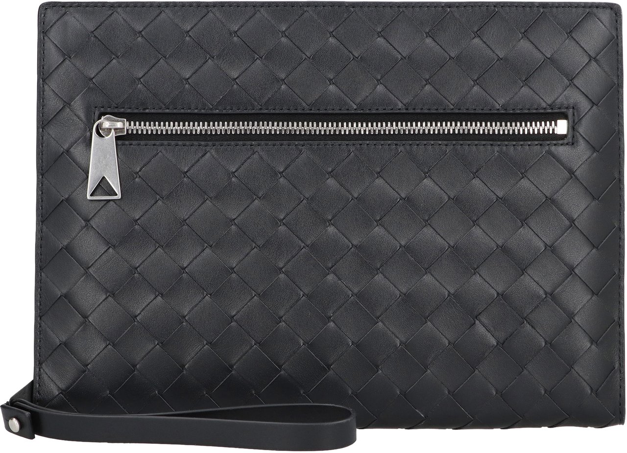 Bottega Veneta Intrecciato VN document case Zwart