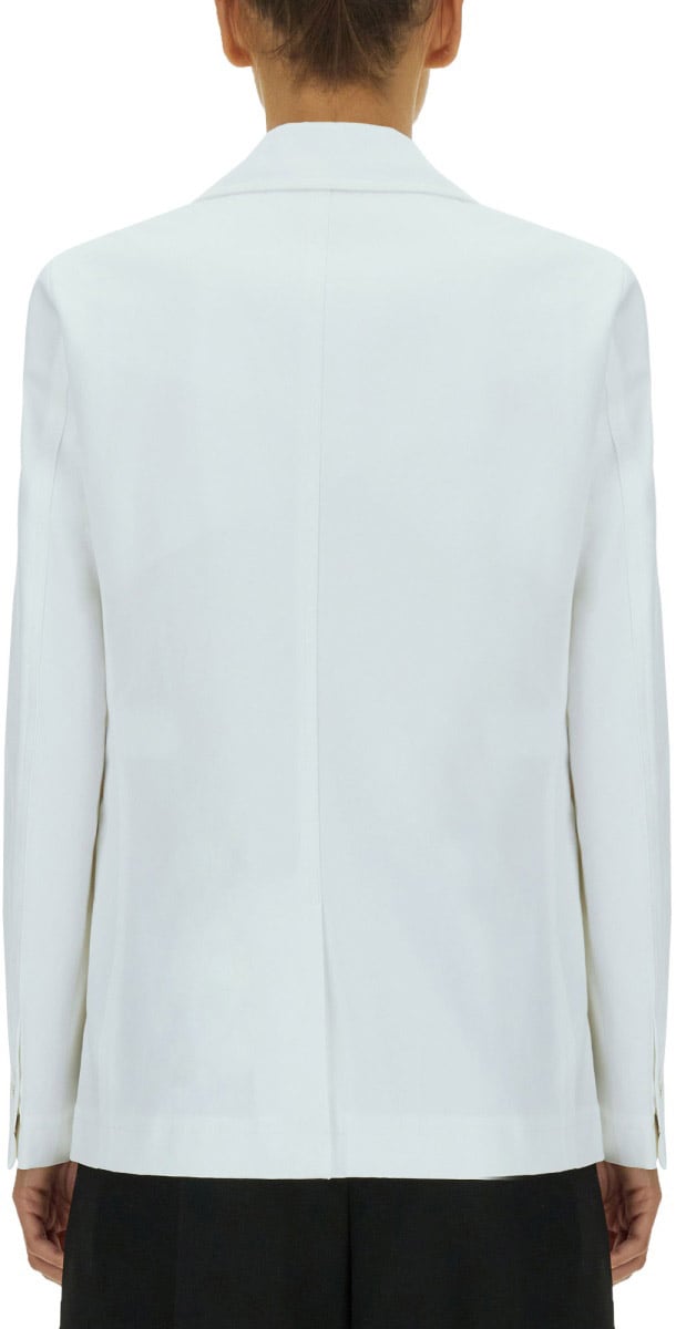 Bottega Veneta Tailored Single-Breasted Jacket with Notched Lapels Wit