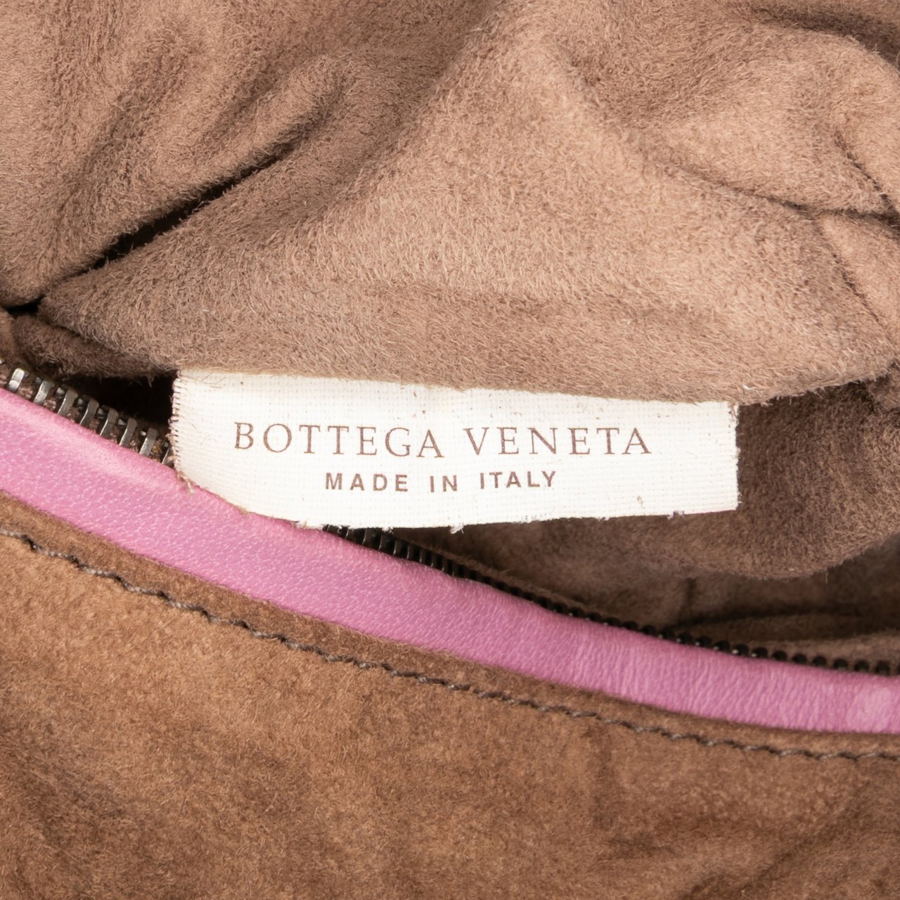 Bottega Veneta Nappa Intrecciato Nodini Crossbody Roze