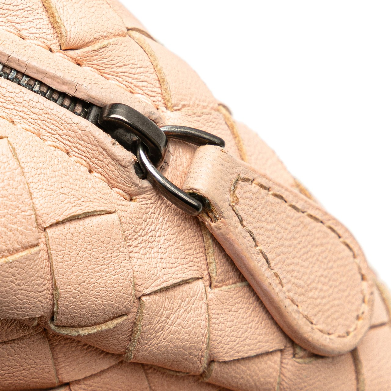 Bottega Veneta Mini Nappa Intrecciato Expandable Chain Crossbody Bruin