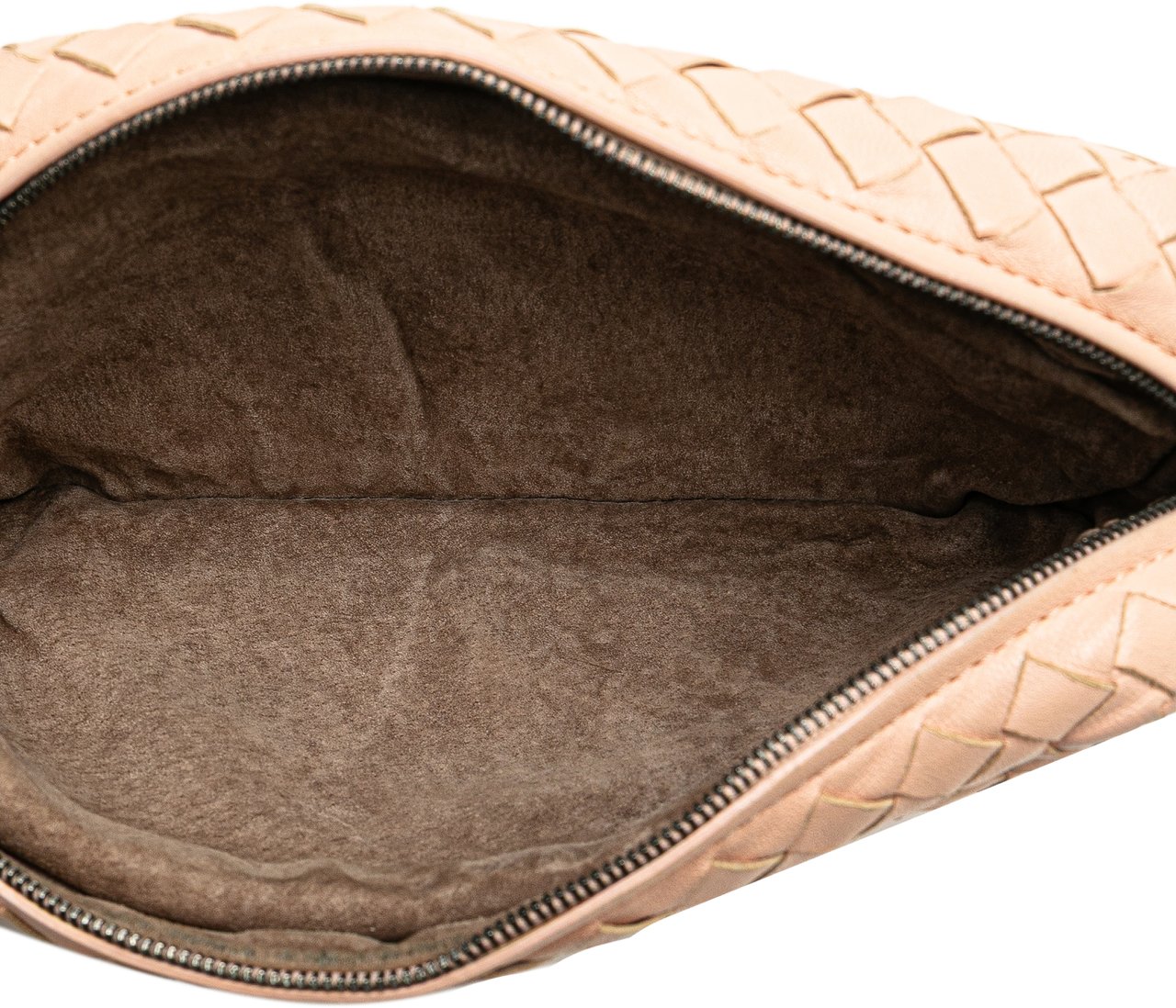Bottega Veneta Mini Nappa Intrecciato Expandable Chain Crossbody Bruin