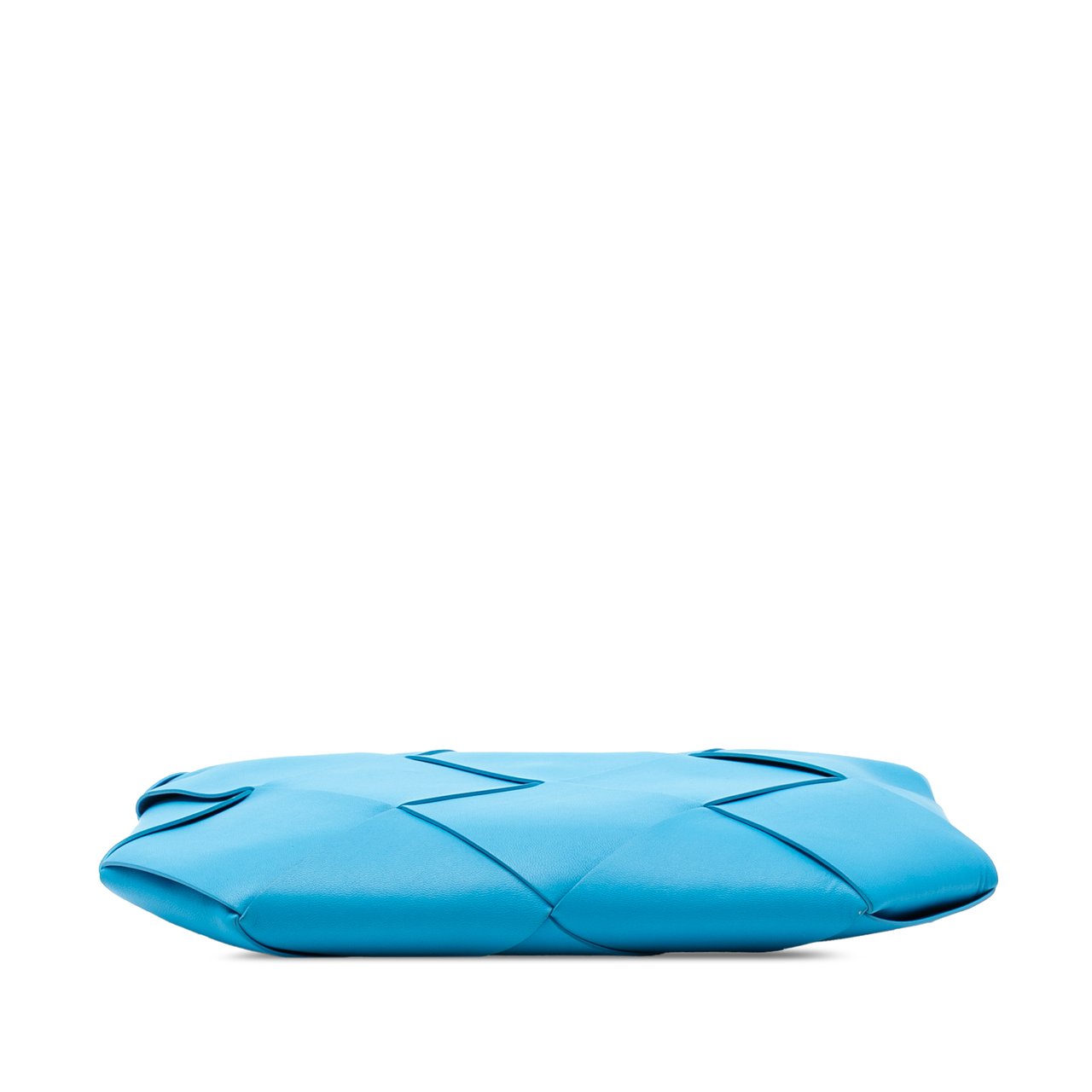 Bottega Veneta Nappa Maxi Intrecciato Clutch Blauw