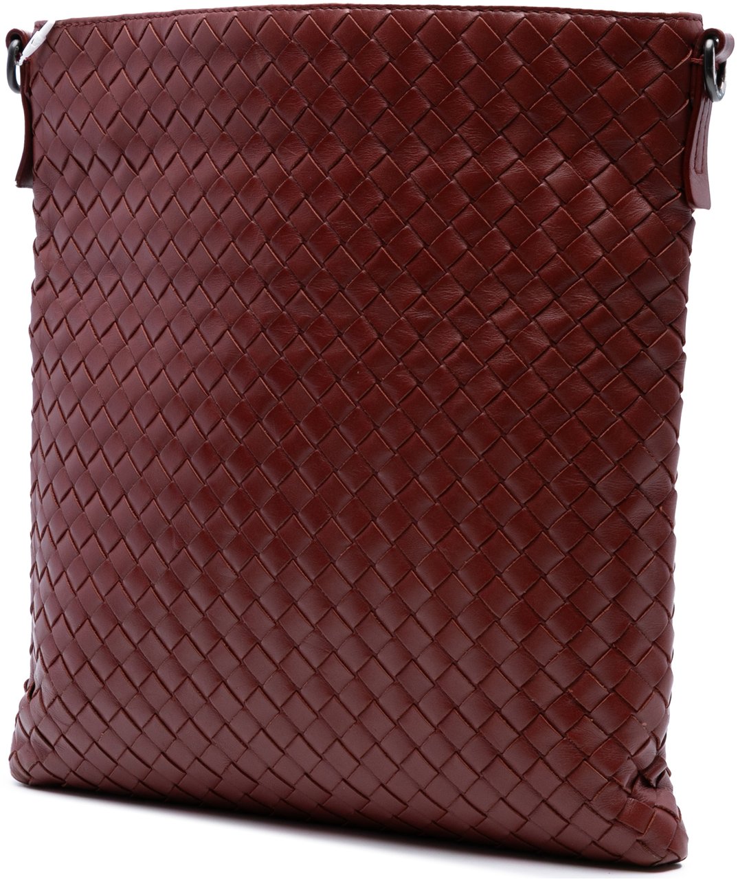 Bottega Veneta Nappa Intrecciato Crossbody Rood