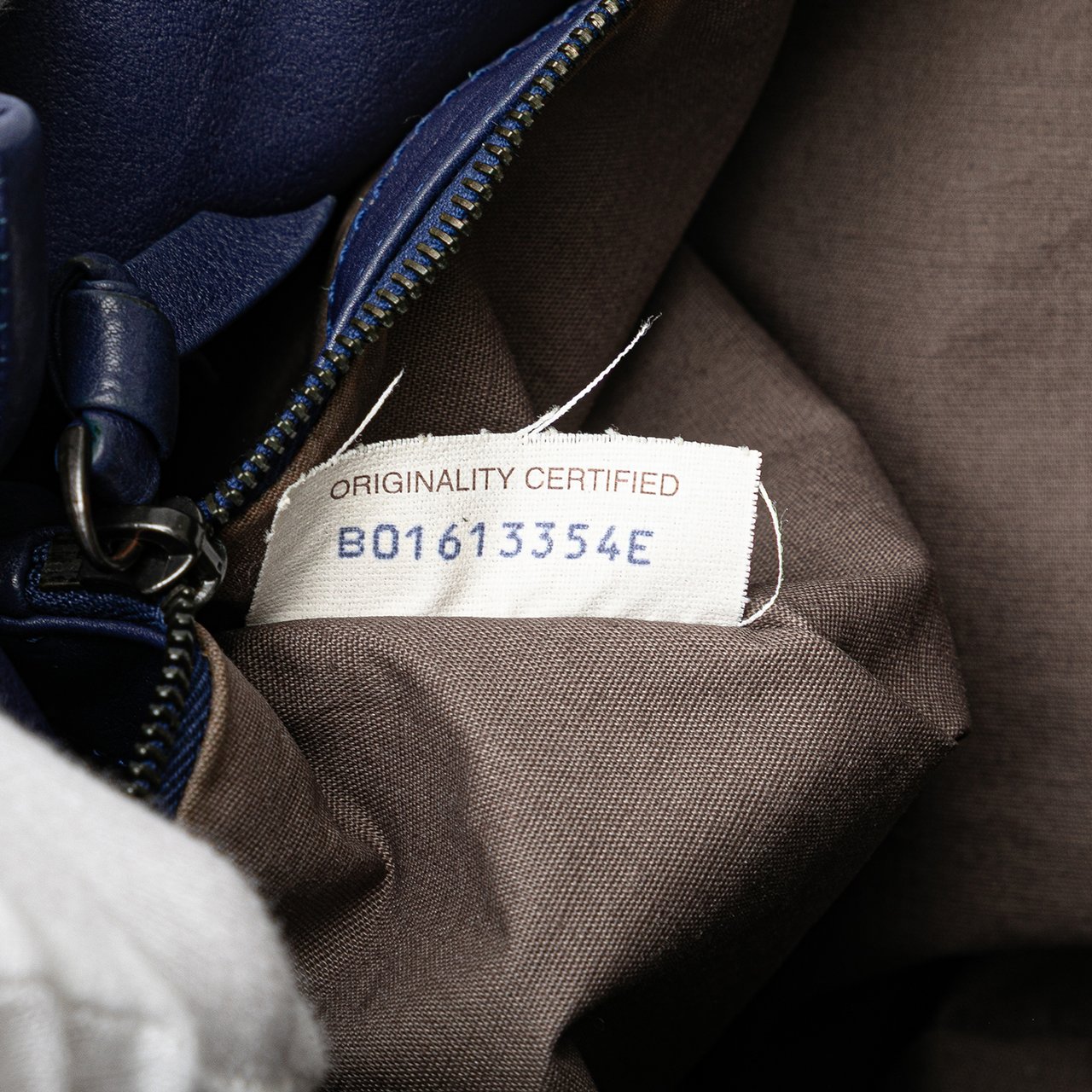 Bottega Veneta Nappa Intrecciato Aquilone Fortune Cookie Hobo Blauw
