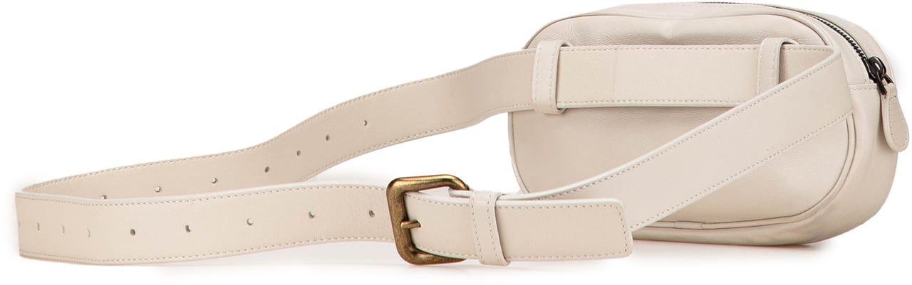 Bottega Veneta Nappa Intrecciato Belt Bag Wit