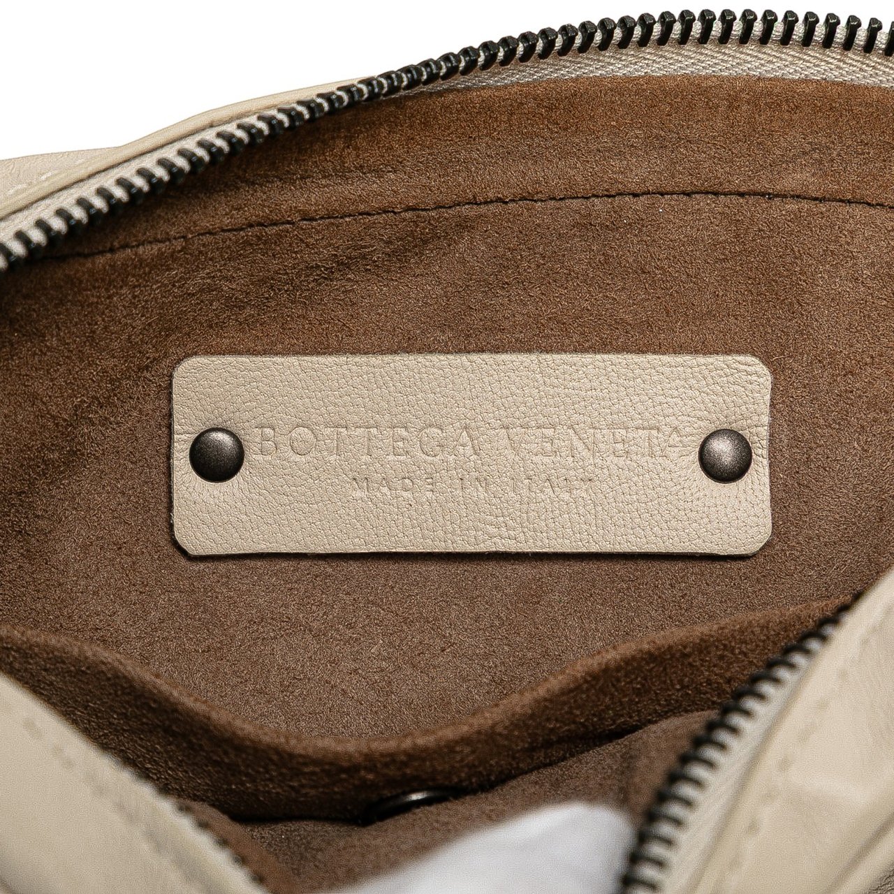 Bottega Veneta Nappa Intrecciato Belt Bag Wit