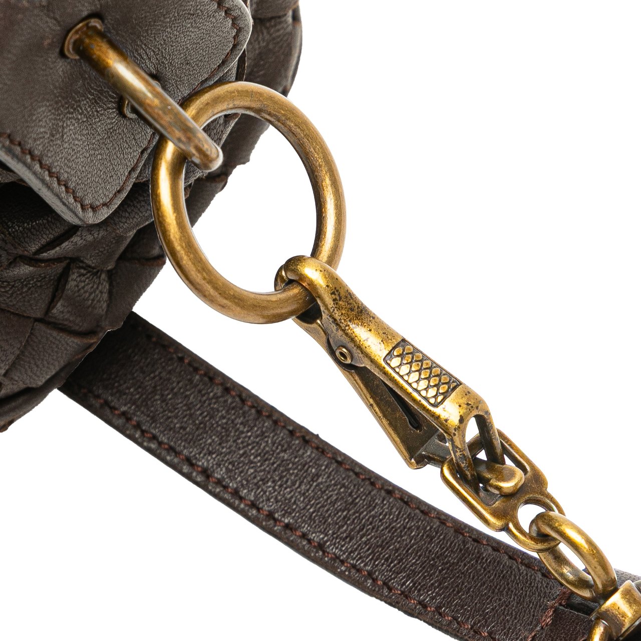 Bottega Veneta Nappa Intrecciato Crossbody Bruin