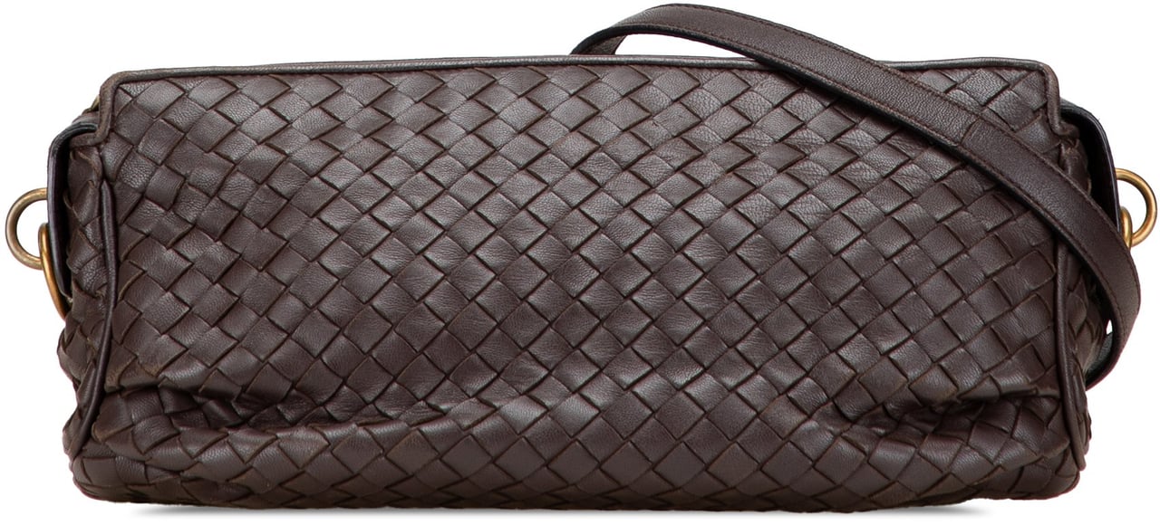 Bottega Veneta Nappa Intrecciato Crossbody Bruin